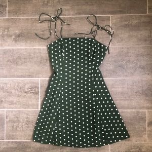 AfterMarket Emerald Polka Dot Dress
